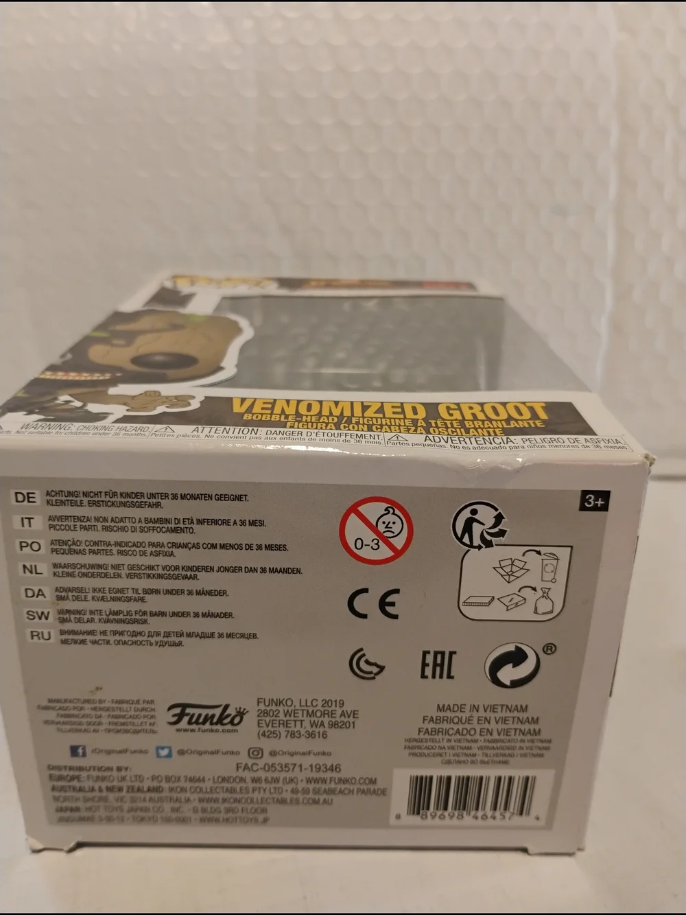 Funko POP! Venomized Groot #601 - Black & Brown Vinyl Figure